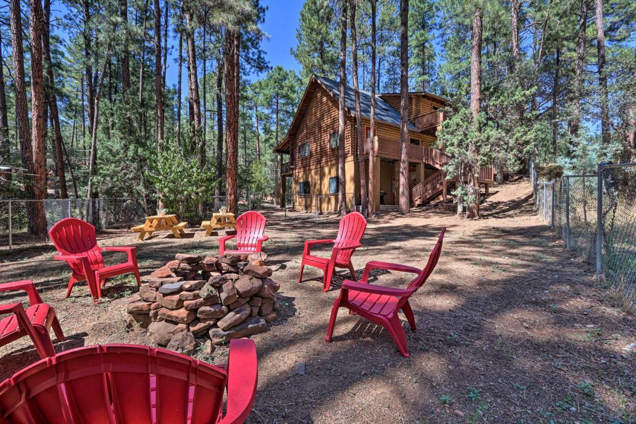 Strawberry Cabin With 2-Story Deck Dogs Welcome! Pine Exterior foto